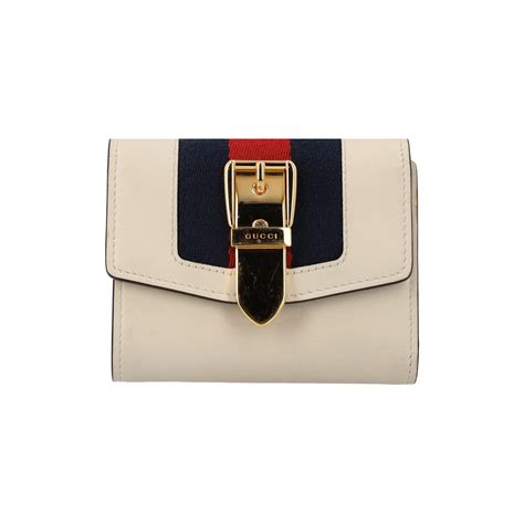 sylvie gucci wallet white green|Gucci small wallet price.